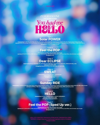 ZEROBASEONE 3rd Mini Album You had me at HELLO Digipack Random CD+Book+Card+Gift - Picture 4 of 8