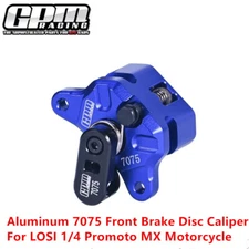 GPM Aluminum 7075 Front Brake Disc Caliper For LOSI 1/4 Promoto MX Motorcycle US
