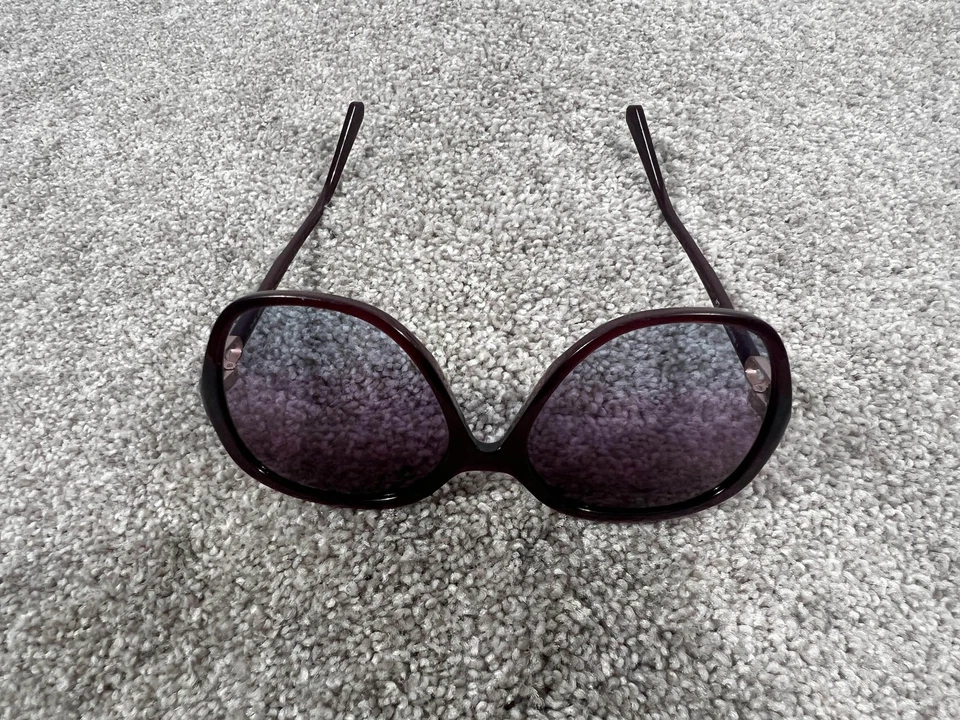 Gafas de sol Swarovski para mujer de gran tamaño borgoña púrpura degradado cristal SK312 Foto 3 de 4