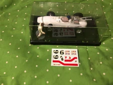 Vintage Eldon Lotus slot car 1/32 new in original case w/ figures and decals