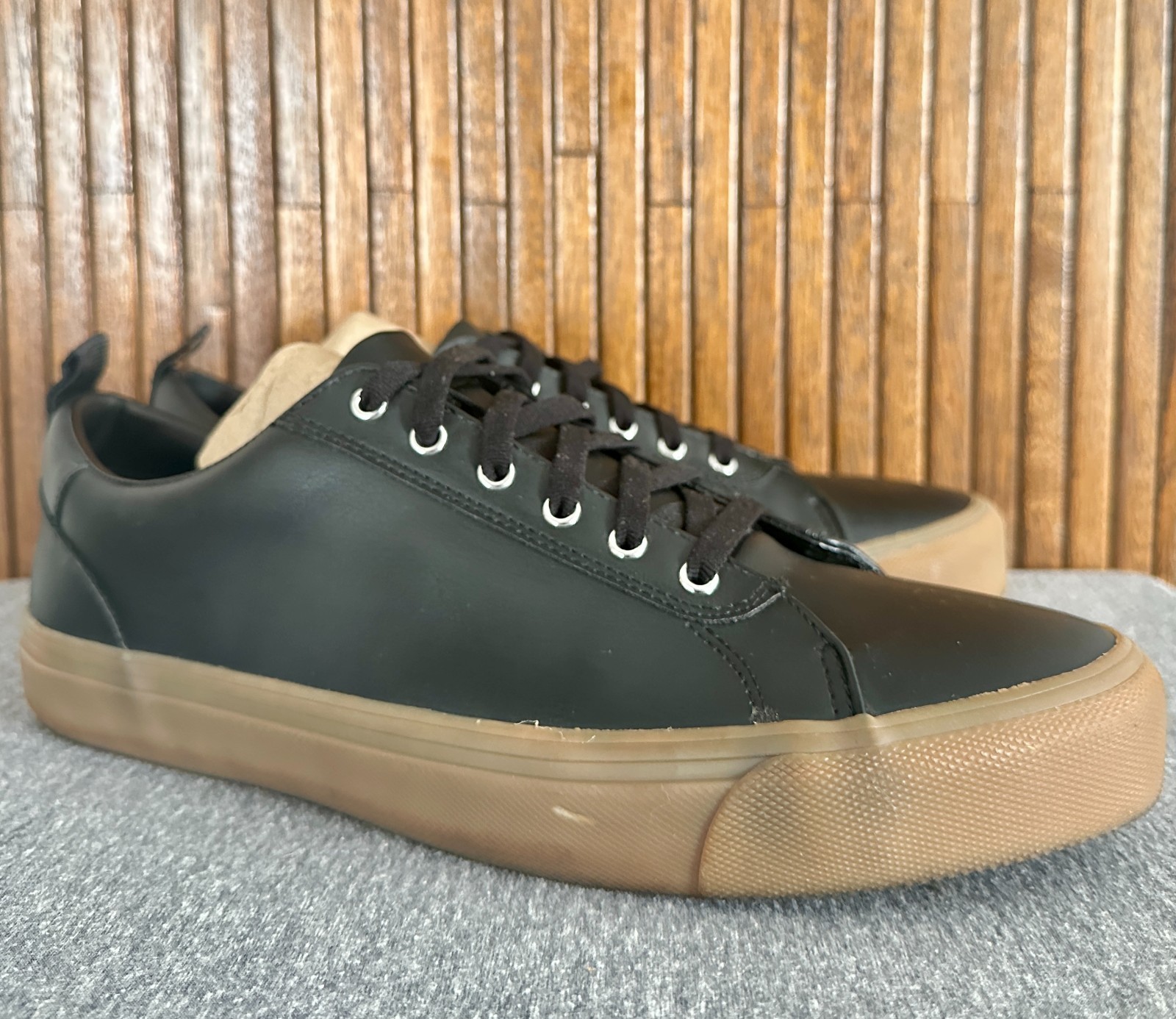 SAOLA Zara Z2 Scarpe da Ginnastica Uomo 45 US 12 Sneaker Scarpe Stringate Basse Nero Gomma