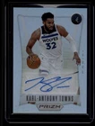 2021-22 Panini Prizm Karl-Anthony Towns #FS-KAT Flashback Signatures Silver