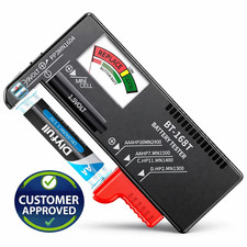 Universal Battery Tester AA AAA C D 9V Button Cell Household Battery Checker