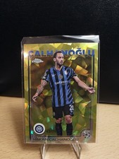 Hakan Calhanoglu 2024-25 Topps Chrome Sapphire UEFA Yellow /75 #165