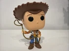 Funko Pop! Vinyl: Pixar - Sheriff Woody #522 Lasso Rope Displayed (small Issues)