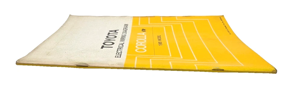 Toyota Corolla FR 1985 Loja OEM Serviço Reparo Manual Diagramas de Fiação Esquemas - Imagem 2 de 4
