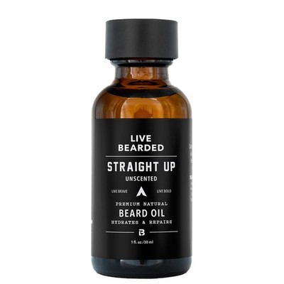 Live Bearded Beard Oil, 1 fl oz - Premium All-Natural Jojoba - Made in the US...