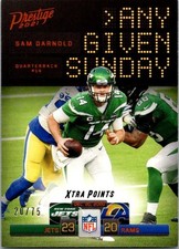 2021 PRESTIGE ANY GIVEN SUNDAY XTRA POINTS ORANGE #AGS-SD SAM DARNOLD 20/75