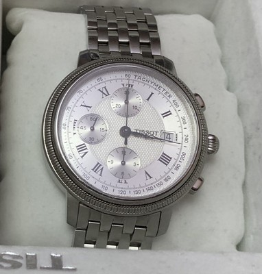 Tissot Bridgeport Valjoux 7750 Chrono 42 mm m. d. goldfarbenem Rotor! Selten!