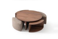 Couchtisch Kaffeetisch Wohnzimmer Braun Luxus Design Holztische Tisch
