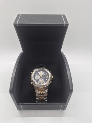 Vintage Seiko 7T32-6M49 Chronograph Alarm Men's Wrist Watch Japan Rare 100m