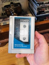 Sanyo Walkman M-G55 Box M-G41 Stereo Cassette Tape Player Auto Reverse Sportster