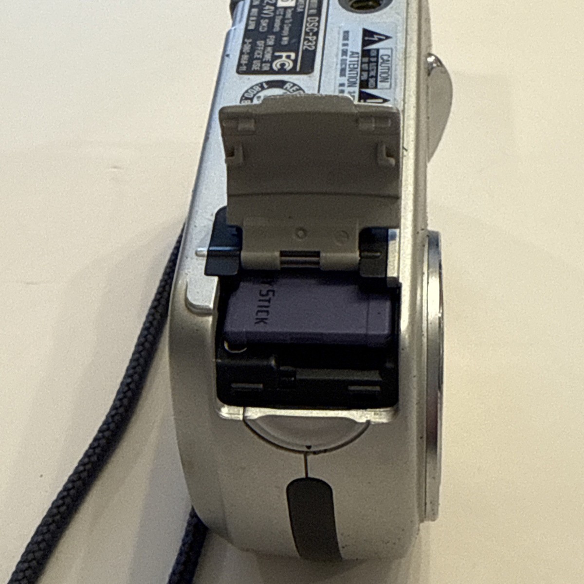 Sony Cyber-shot DSC-P32 3.2MP Digital Camera - Silver for sale