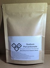 Sodium Percarbonate 100 - 500 grams bag. Fast delivery. Stock UK