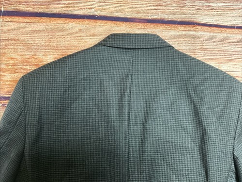 John Varvatos Blazer Mens Wool Jacket UK38 EU48 Medium R Grey Charcoal - Picture 10 of 13