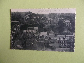 CPA VEULES LES ROSES groupe de villas