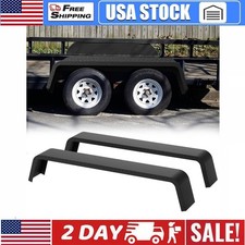 2 Pack Tandem Axle Trailer Fenders for 13"-15" Tires Car Hauler Cargo Utility
