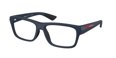 PRADA LINEA ROSSA PS 02TV MAG1O1 Matte Blue Demo Lens 54 mm Men's Eyeglasses