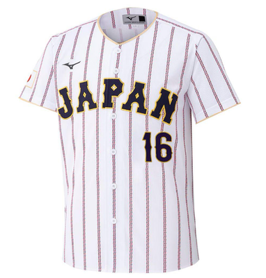 Ohtani 16 侍ジャパンWBCユニフォーム M 前回大会mizuno Shohei Ohtani #16 2026 WBC Japan Mizuno Replica Jersey ALL