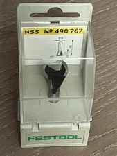 Festool HSS Dovetail Router Bit Cutter 490767 with 8 mm Shank 15 Degree