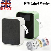 Portable Label Maker Machine Wireless Bluetooth Thermal Label Printer Sticker UK