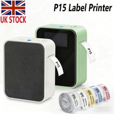 Portable Label Maker Machine Wireless Bluetooth Thermal Label Printer Sticker UK
