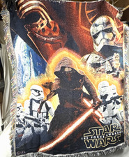 Manta de tapiz tejida Star Wars El Despertar de la Fuerza Tropas Imperiales 48x60
