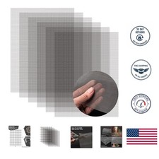 Versatile 6x8 Inch Stainless Steel Wire Mesh 20 Mesh, 6 Pack for Crafting