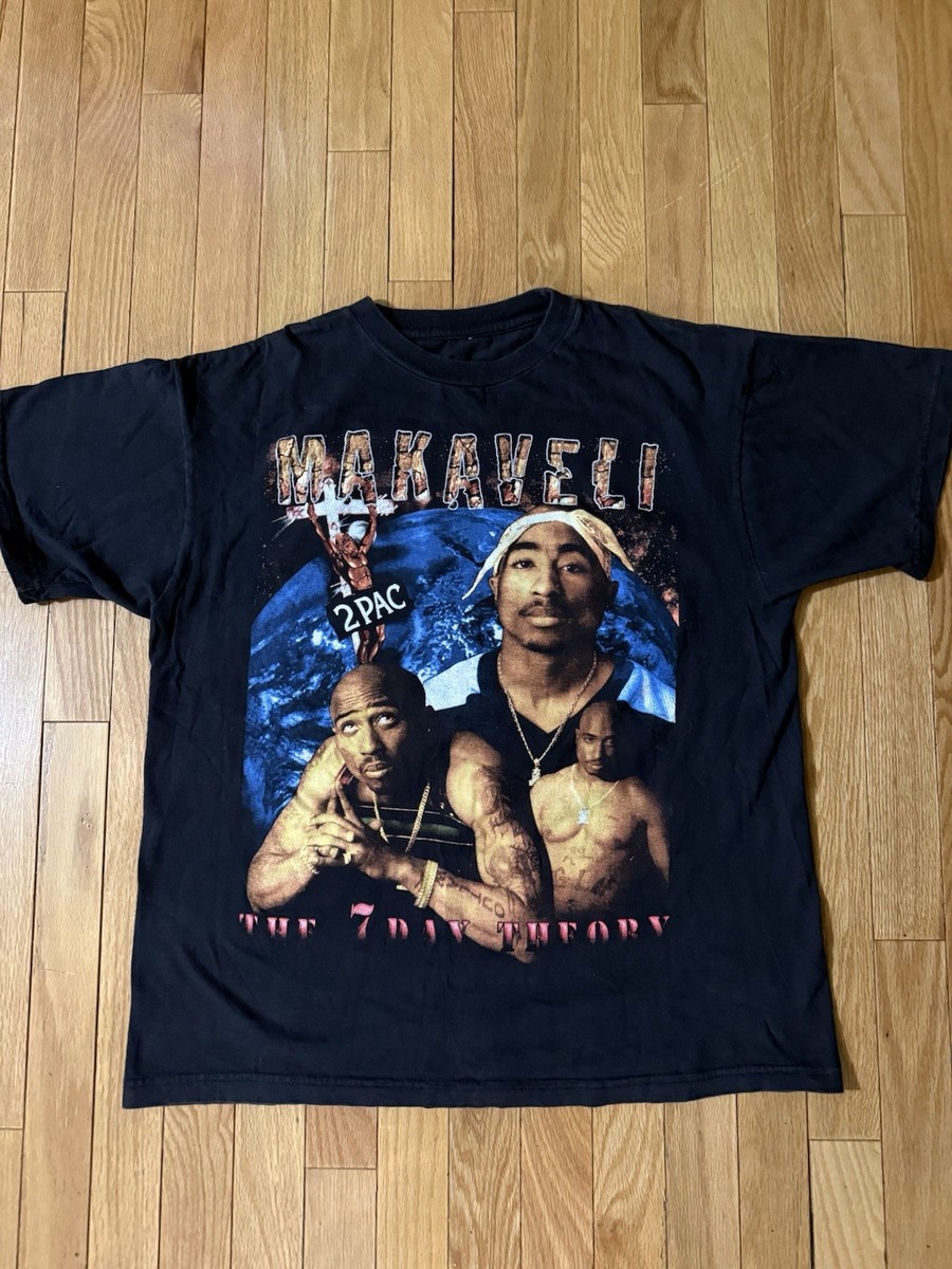 Vintage Tupac Shakur Makaveli Rap Tee Shirt Sz Large Life Of An 