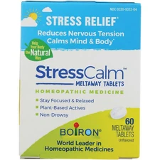 Boiron Stresscalm Meltaway Tablets - Unflavored 60 Tabs