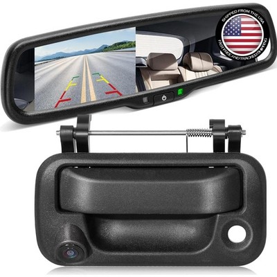 High-Resolution 4.3'' Rearview Mirror Monitor & Backup Camera for Ford Trucks