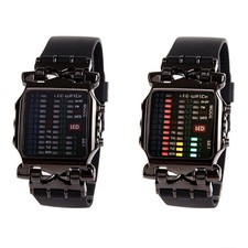 Electronic Watch Calendar LED Business Quartz Waterproof Alloy