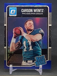 2016 Donruss Optic Rated Rookie Blue /149 Carson Wentz #156 Rookie RC