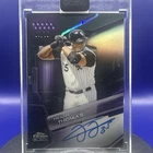 2026 Topps Chrome Black Frank Thomas Chrome Black Autographs (RAW)