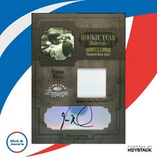 2005 Donruss Timeless Treasures Vernon Wells Rookie Patch Auto /25 Blue Jays