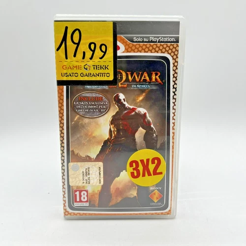 God of War the Ghost of Sparta PSP Sony Playstation PAL ITA COMPLETE