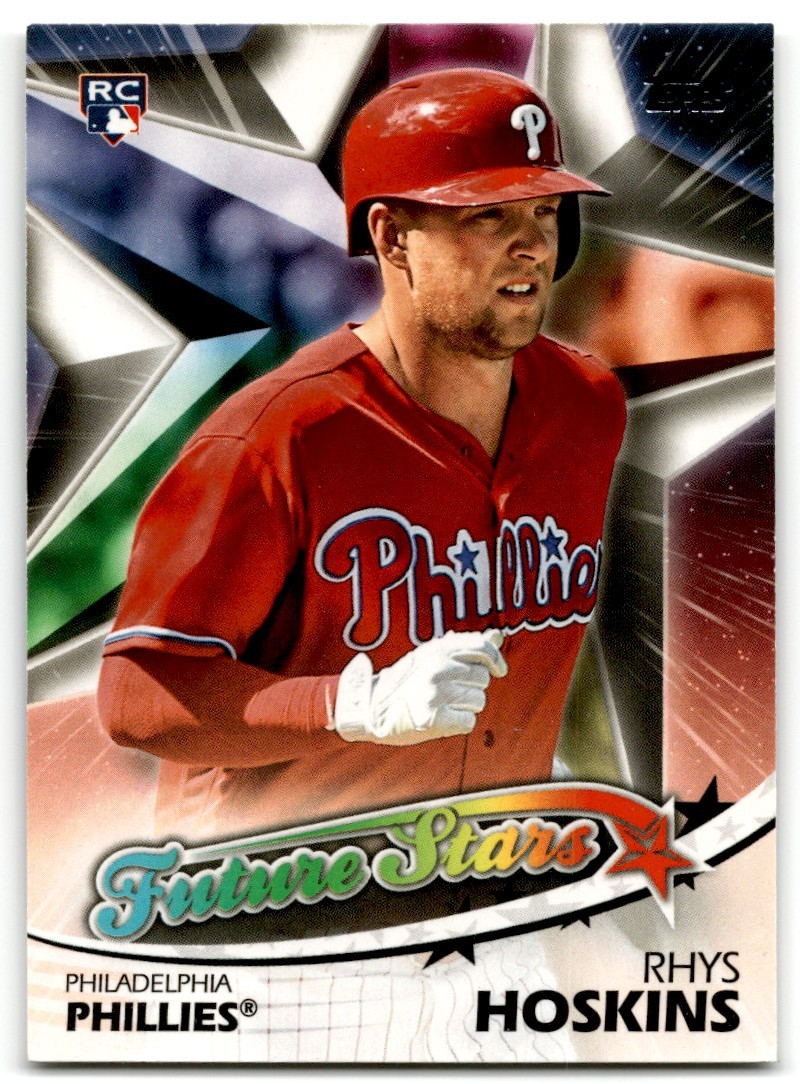 2018 Topps Future Stars Rhys Hoskins Phillies Rookie Card FS-1