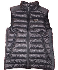 Alessandro Zavetti Gilet Size Medium Bodywarmer Black in Excellent Condition