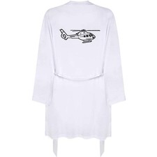 'Helicopter In Flight' Adult Dressing Robe / Gown RO046058 