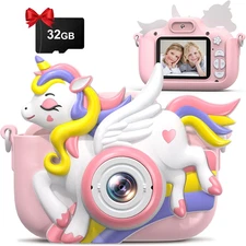 Kids Camera Toys for Girls Boys 3-12 | Toddler Camera Ideal Kids Digital Selfie 