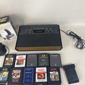 Atari 2600 Video Computer System With 2 Joystick & Games