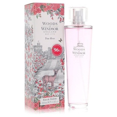 True Rose by Woods of Windsor Eau De Toilette Spray 3.3 oz / e 100 ml