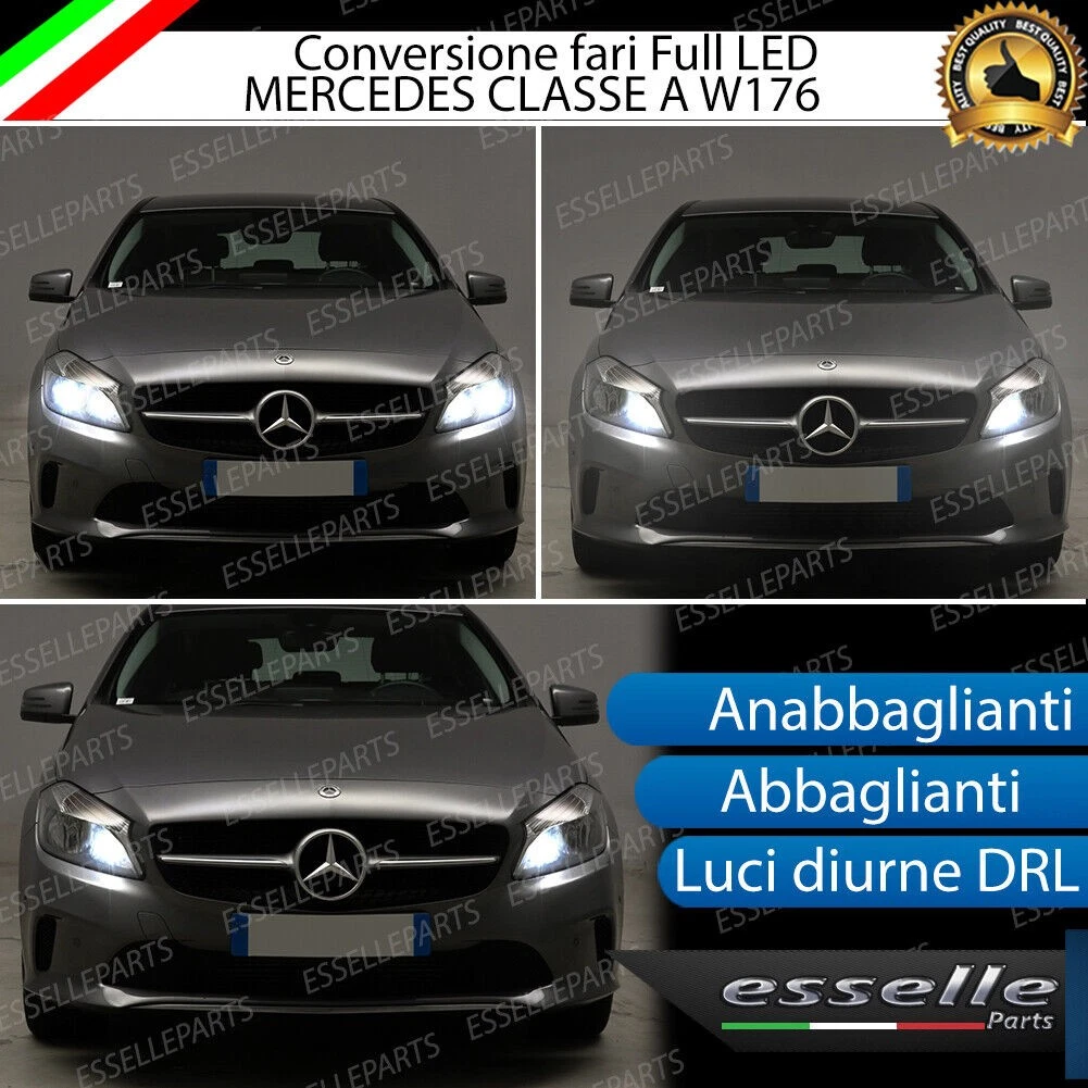 Onwomania Set di 6 lampadine per interni compatibili con Mercedes Benz Cla 117 tipo C 117 / Verde/Illuminazione interna/Verde