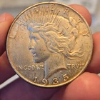 1935 #2 Peace Silver Dollar AU lcpa