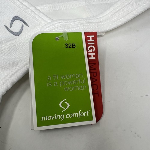 Moving Comfort Fiona High Impact Bra in White size 32B NWT - Picture 6 of 10