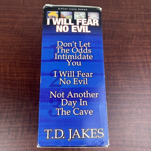 Bishop T.D. Jakes I Will Fear No Evil VHS 3 Tape Series The Potters House - Picture 4 of 7