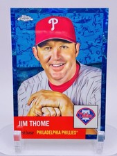 2022 Topps Chrome - Jim Thome #201  49/199 Phillies