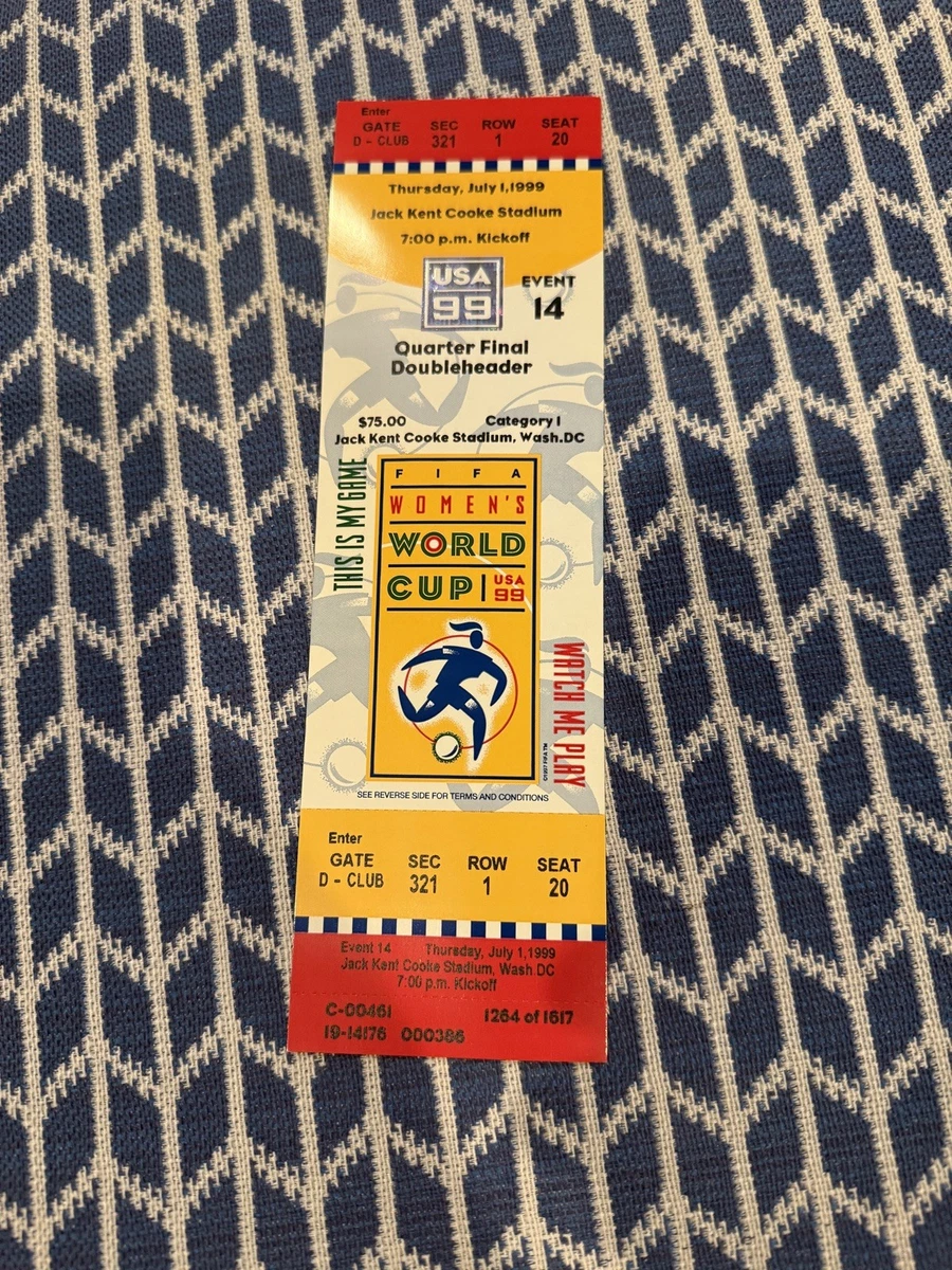 World Cup Ticket In Vintage Sports Ticket Stubs for sale | eBay