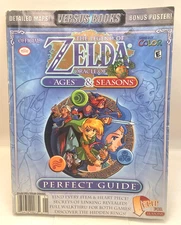 Legend Of Zelda Oracle Of Seasons & Ages Versus Strategy Guide W/Maps No Posters