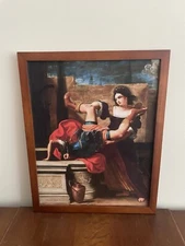 Timoclea Kills Captain of Alexander the Great Elisabetta Sirani 12x15 Wall Art